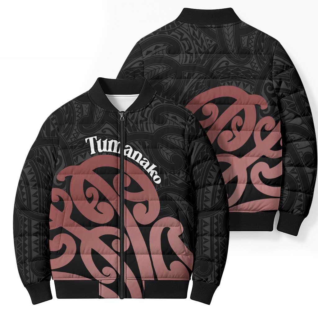 New Zealand Mangopare Tamanako Bomber Puffer Jacket Aotearoa Maori - Aussie Hoodie