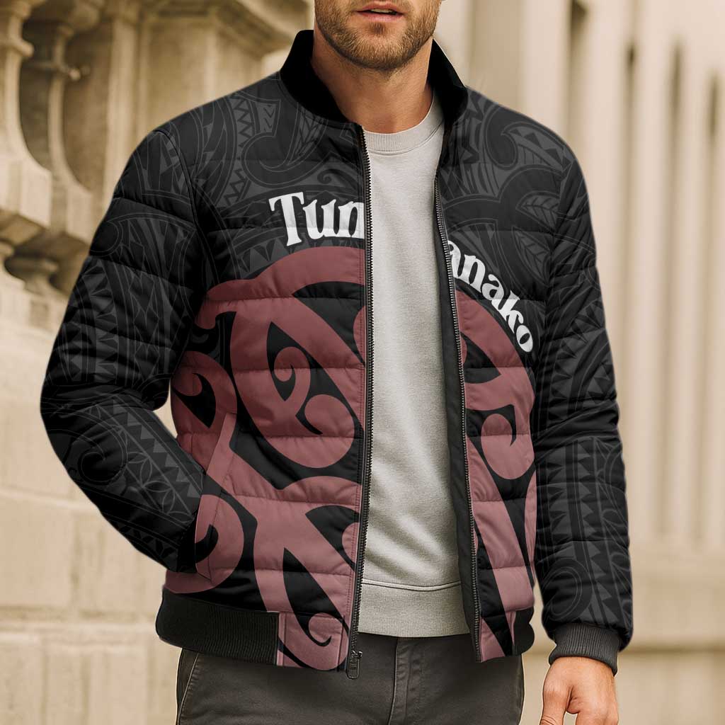 New Zealand Mangopare Tamanako Bomber Puffer Jacket Aotearoa Maori - Aussie Hoodie