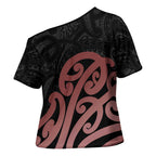 New Zealand Mangopare Tamanako Cross Shoulder Shirt Aotearoa Maori - Aussie Hoodie