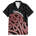 New Zealand Mangopare Tamanako Family Matching Long Sleeve Bodycon Dress and Hawaiian Shirt Aotearoa Maori