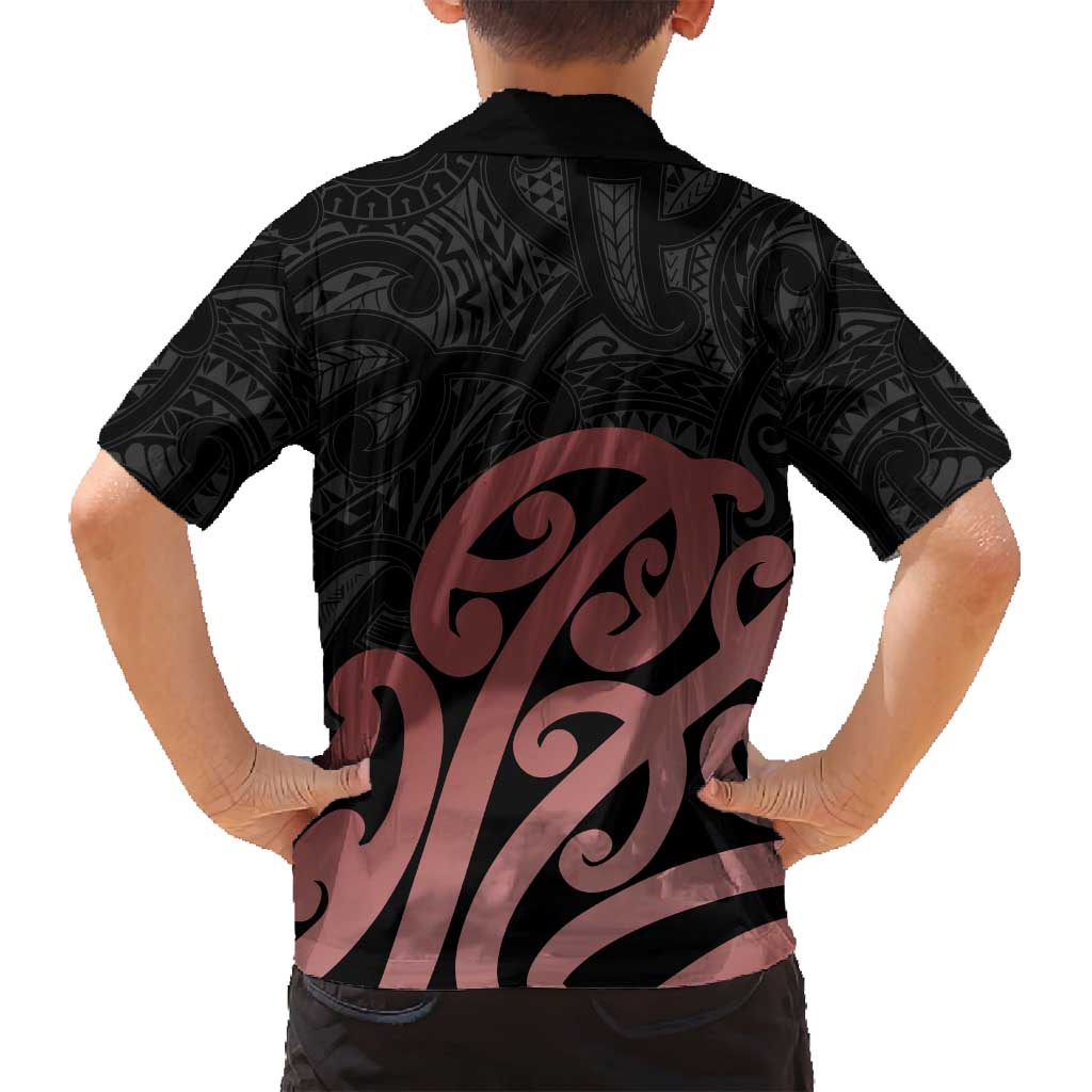 New Zealand Mangopare Tamanako Family Matching Summer Maxi Dress and Hawaiian Shirt Aotearoa Maori