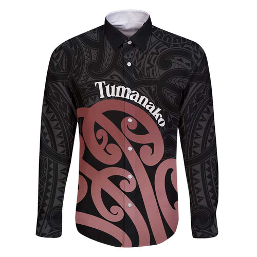 New Zealand Mangopare Tamanako Family Matching Tank Maxi Dress and Hawaiian Shirt Aotearoa Maori
