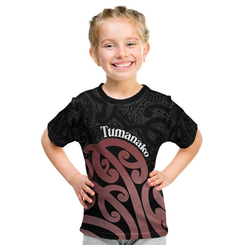 New Zealand Mangopare Tamanako Kid T Shirt Aotearoa Maori