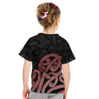 New Zealand Mangopare Tamanako Kid T Shirt Aotearoa Maori