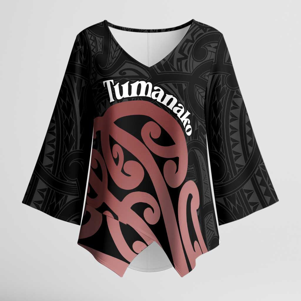 New Zealand Mangopare Tamanako Kimono Sleeve Blouse Aotearoa Maori - Aussie Hoodie