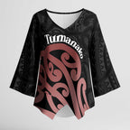 New Zealand Mangopare Tamanako Kimono Sleeve Blouse Aotearoa Maori - Aussie Hoodie