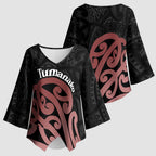 New Zealand Mangopare Tamanako Kimono Sleeve Blouse Aotearoa Maori - Aussie Hoodie