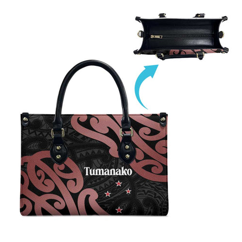 New Zealand Mangopare Tamanako Leather Bag Aotearoa Maori - Aussie Hoodie