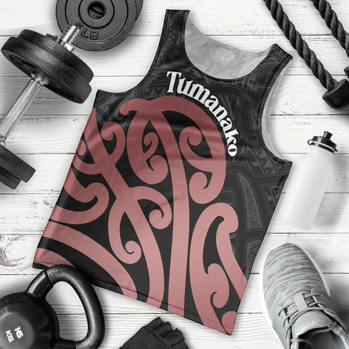 New Zealand Mangopare Tamanako Men Tank Top Aotearoa Maori