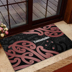 New Zealand Mangopare Tamanako Rubber Doormat Aotearoa Maori
