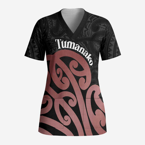 New Zealand Mangopare Tamanako Scrub Top Aotearoa Maori - Aussie Hoodie