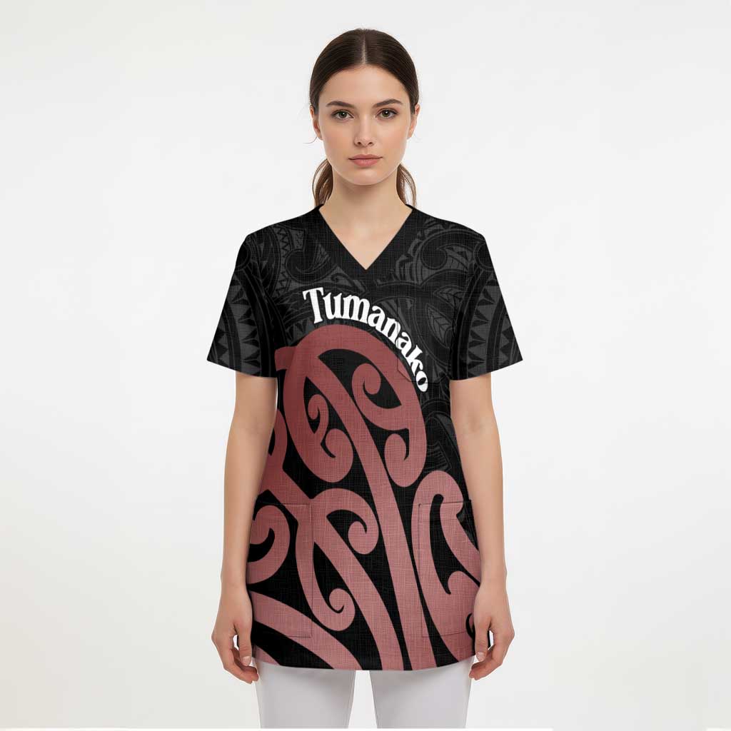 New Zealand Mangopare Tamanako Scrub Top Aotearoa Maori - Aussie Hoodie