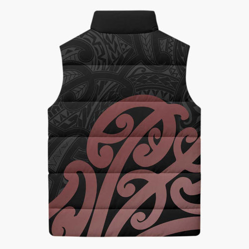 New Zealand Mangopare Tamanako Sleeveless Puffer Jacket Aotearoa Maori - Aussie Hoodie