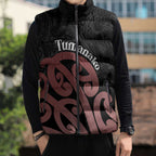 New Zealand Mangopare Tamanako Sleeveless Puffer Jacket Aotearoa Maori - Aussie Hoodie