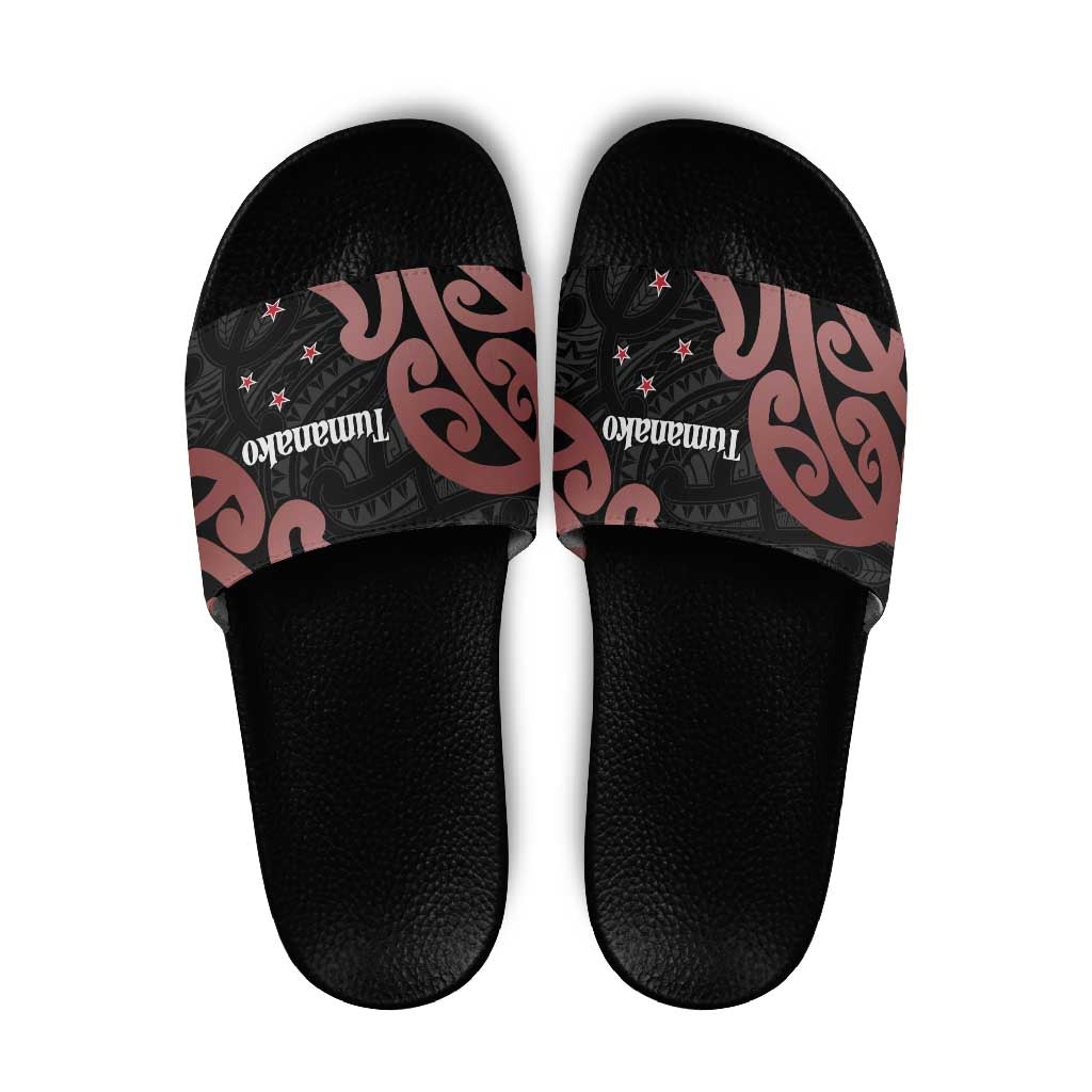 New Zealand Mangopare Tamanako Slide Sandals Aotearoa Maori - Aussie Hoodie