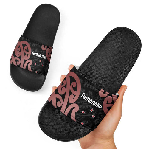 New Zealand Mangopare Tamanako Slide Sandals Aotearoa Maori - Aussie Hoodie