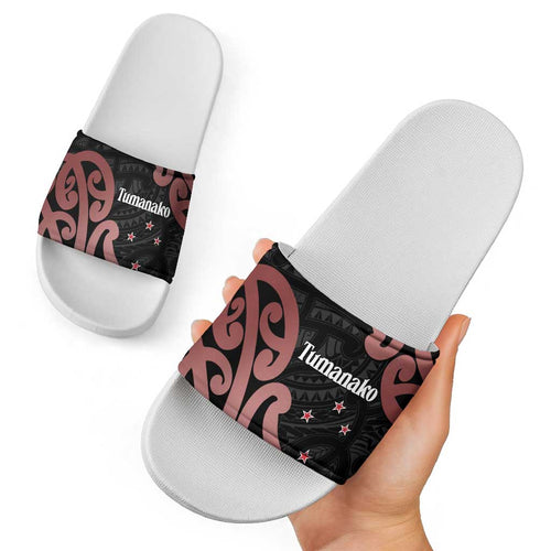 New Zealand Mangopare Tamanako Slide Sandals Aotearoa Maori - Aussie Hoodie