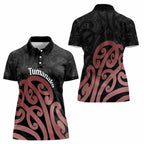 New Zealand Mangopare Tamanako Women Polo Shirt Aotearoa Maori