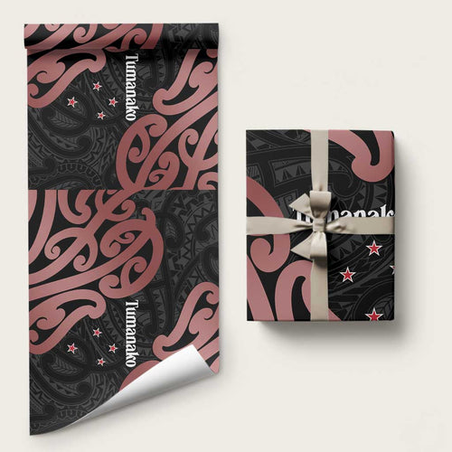 New Zealand Mangopare Tamanako Wrapping Paper Aotearoa Maori - Aussie Hoodie