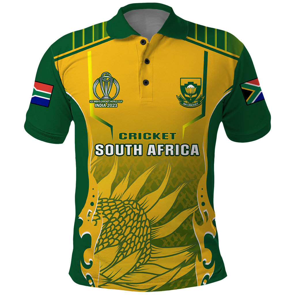 personalised-south-africa-cricket-polo-shirt-proteas-2023-go-champions-world-cup
