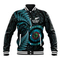 New Zealand Archery Baseball Jacket Aotearoa Silver Fern Maori - Aussie Hoodie