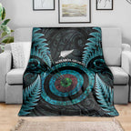 New Zealand Archery Blanket Aotearoa Silver Fern Maori - Aussie Hoodie