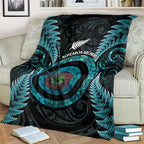 New Zealand Archery Blanket Aotearoa Silver Fern Maori - Aussie Hoodie