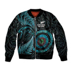 New Zealand Archery Bomber Jacket Aotearoa Silver Fern Maori - Aussie Hoodie