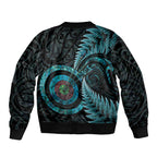 New Zealand Archery Bomber Jacket Aotearoa Silver Fern Maori - Aussie Hoodie