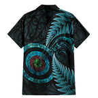 New Zealand Archery Family Matching Mermaid Dress and Hawaiian Shirt Aotearoa Silver Fern Maori - Aussie Hoodie