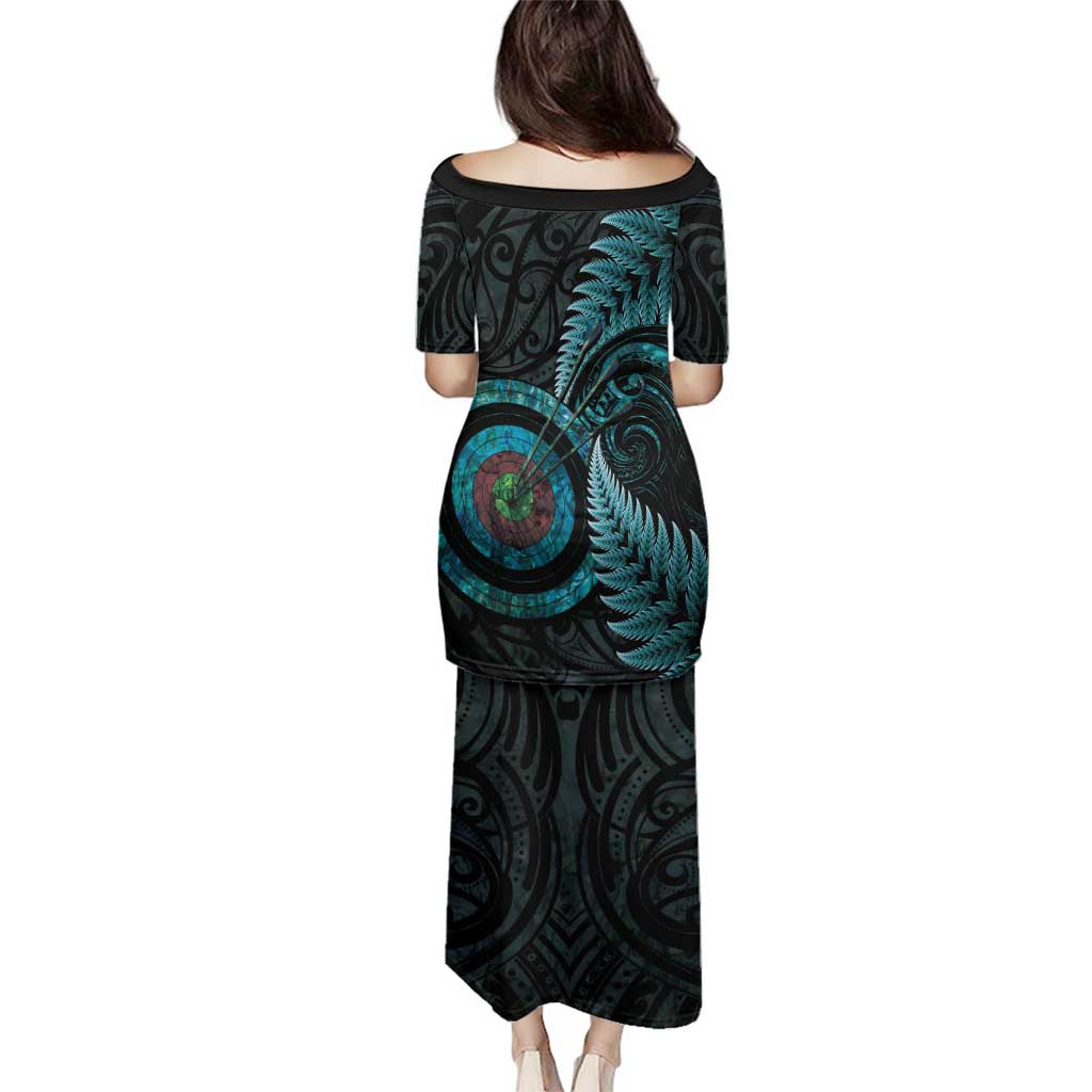 New Zealand Archery Family Matching Puletasi and Hawaiian Shirt Aotearoa Silver Fern Maori - Aussie Hoodie