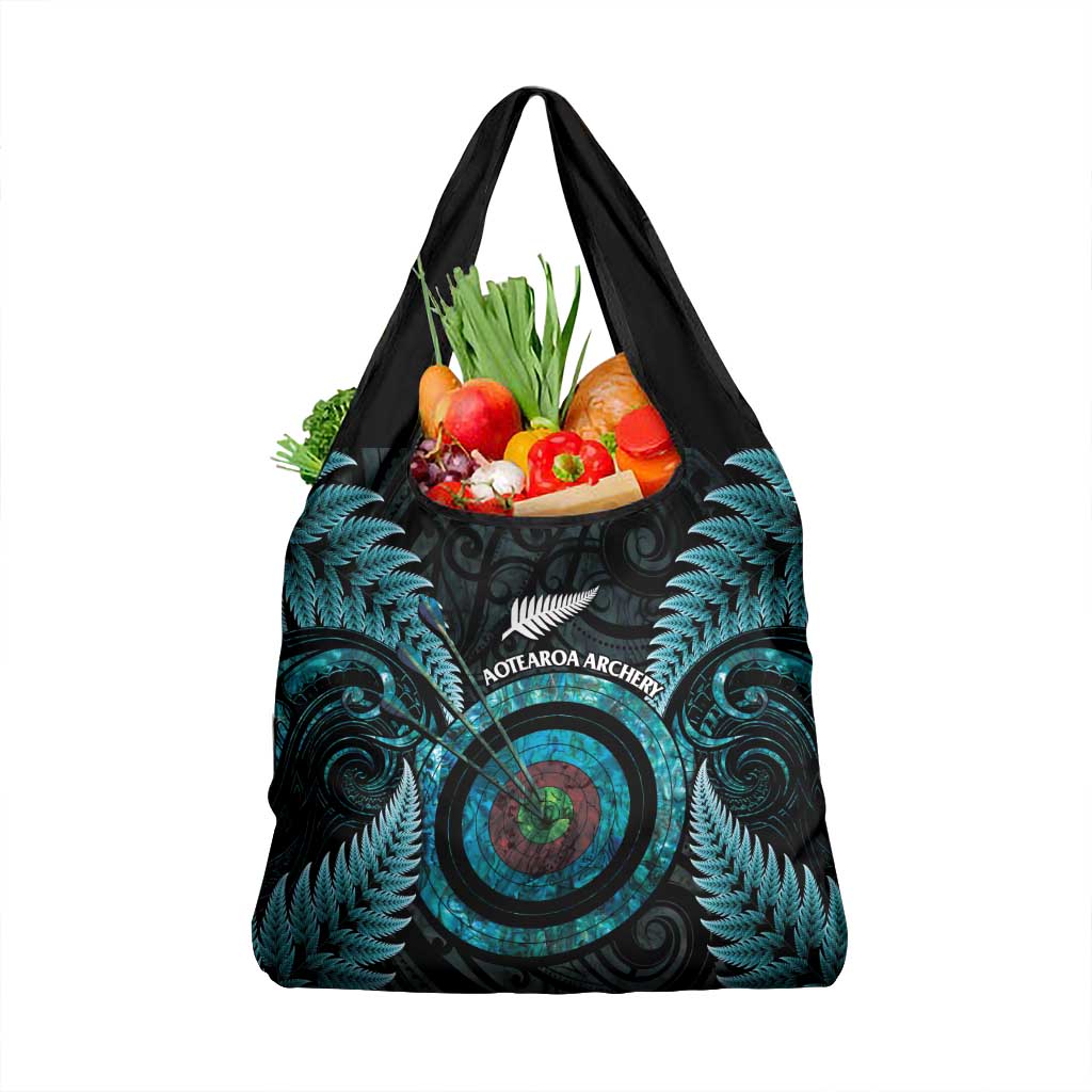 New Zealand Archery Grocery Bag Aotearoa Silver Fern Maori - Aussie Hoodie