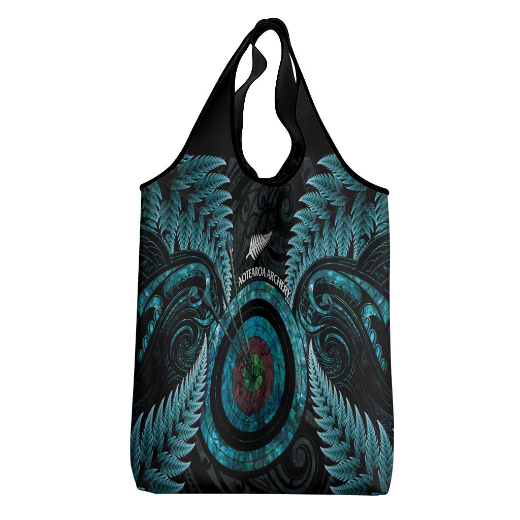 New Zealand Archery Grocery Bag Aotearoa Silver Fern Maori - Aussie Hoodie