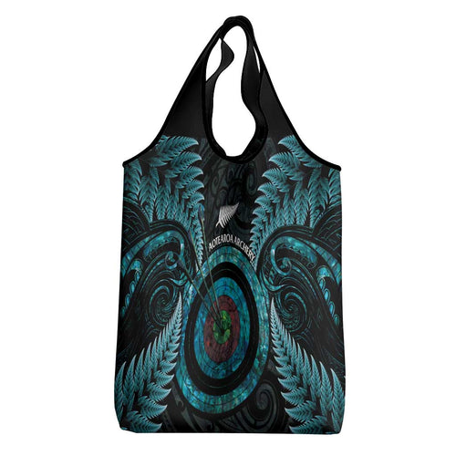 New Zealand Archery Grocery Bag Aotearoa Silver Fern Maori - Aussie Hoodie
