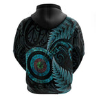 New Zealand Archery Hoodie Aotearoa Silver Fern Maori - Aussie Hoodie