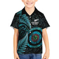 New Zealand Archery Kid Hawaiian Shirt Aotearoa Silver Fern Maori - Aussie Hoodie