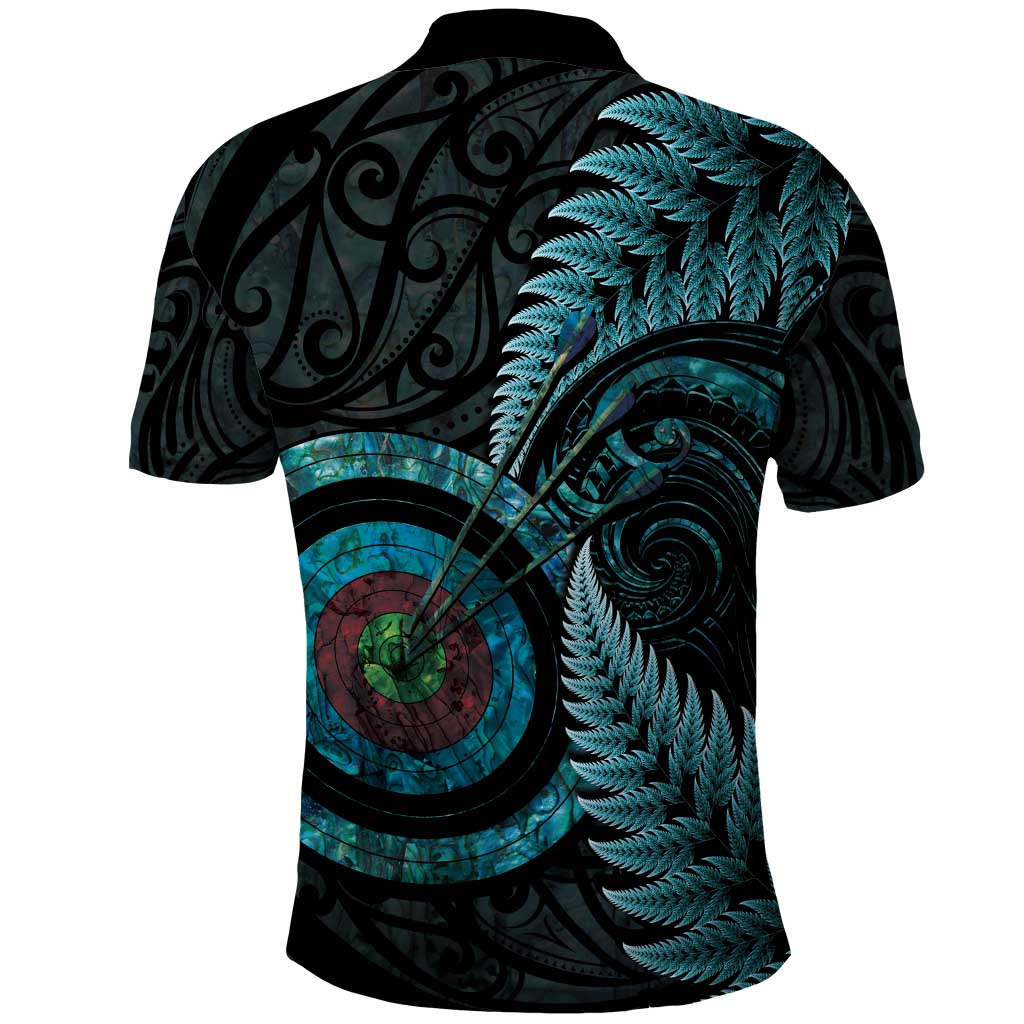 New Zealand Archery Polo Shirt Aotearoa Silver Fern Maori - Aussie Hoodie