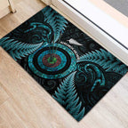 New Zealand Archery Rubber Doormat Aotearoa Silver Fern Maori - Aussie Hoodie