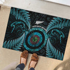 New Zealand Archery Rubber Doormat Aotearoa Silver Fern Maori - Aussie Hoodie