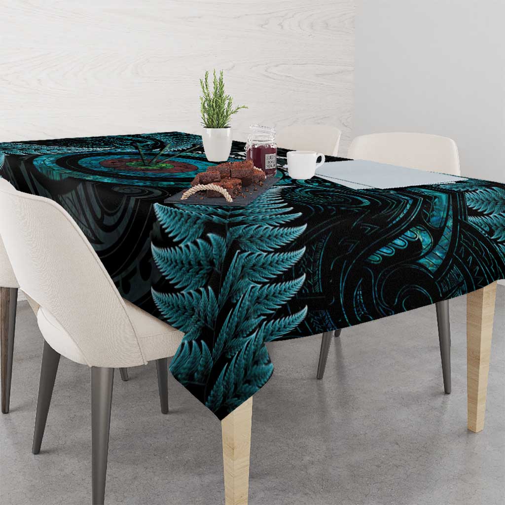 New Zealand Archery Tablecloth Aotearoa Silver Fern Maori - Aussie Hoodie