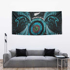 New Zealand Archery Tapestry Aotearoa Silver Fern Maori - Aussie Hoodie