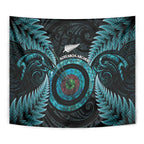 New Zealand Archery Tapestry Aotearoa Silver Fern Maori - Aussie Hoodie