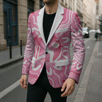 Australia Cricket Breast Cancer Personalised Blazer Pink Ribbon Aboriginal Art
