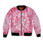 Australia Cricket Breast Cancer Personalised Bomber Jacket Pink Ribbon Aboriginal Art