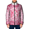Australia Cricket Breast Cancer Personalised Padded Jacket Pink Ribbon Aboriginal Art