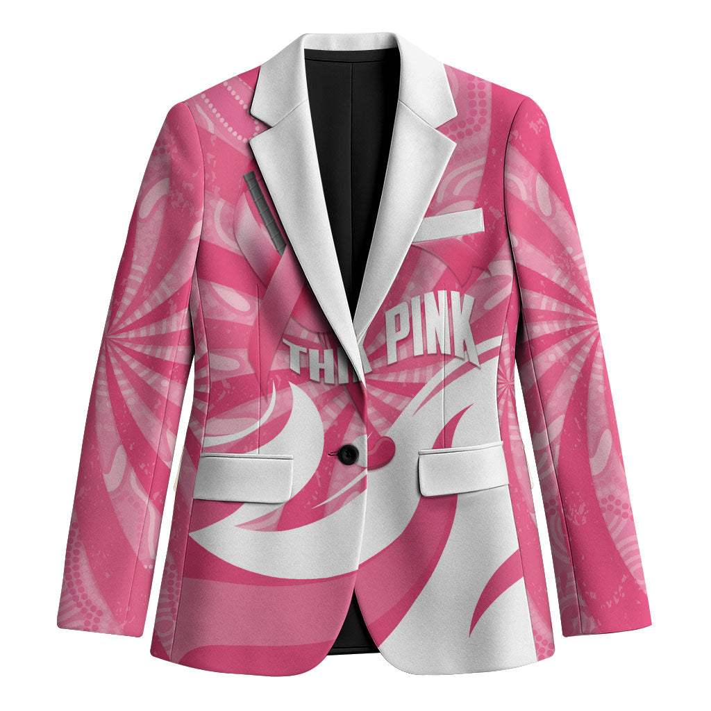 Australia Field Hockey Breast Cancer Personalised Blazer Think Pink Ribbon Aboriginal Art