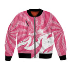 Australia Field Hockey Breast Cancer Personalised Bomber Jacket Think Pink Ribbon Aboriginal Art