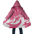 Australia Field Hockey Breast Cancer Personalised Cloak Think Pink Ribbon Aboriginal Art