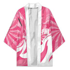 Australia Field Hockey Breast Cancer Personalised Kimono Think Pink Ribbon Aboriginal Art