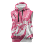 Australia Field Hockey Breast Cancer Personalised Sleeveless Hoodie Think Pink Ribbon Aboriginal Art